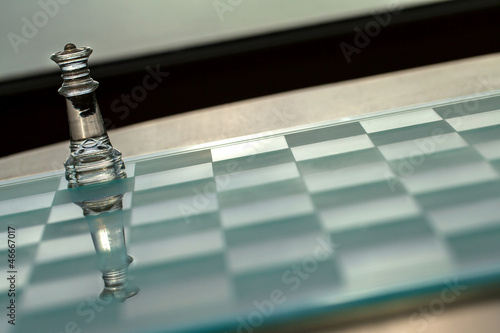 Photo: Queen Chess Piece - business concept - CEO, business woman. Queen Chess Piece - business concept - CEO, business woman.