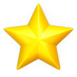 Single yellow star