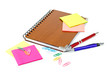 Photo: stationery on a white background stationery on a white background