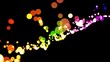 luminous bokeh background loop