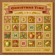 Vintage Christmas Advent Calendar