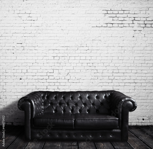 Photo: leather sofa leather sofa