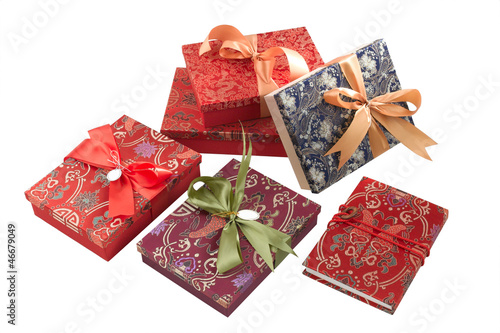 Photo: A luxury notebook or diary in a beautiful boxes A luxury notebook or diary in a beautiful boxes