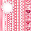 Collection design elements for scrapbook.