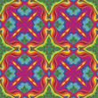 Pop art pattern in funky disco style