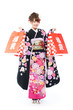 Beautiful kimono woman