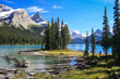 Spirit Island auf dem Maligne Lake