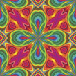 Pop art vector pattern in funky disco style