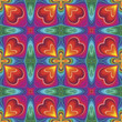 Pop art vector pattern in funky disco style