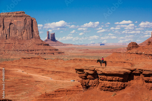 Photo: Horseback Rider @ Monument Valley Horseback Rider @ Monument Valley