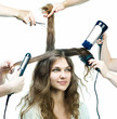 woman in a beauty salon