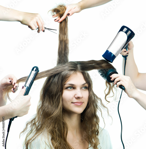 Photo: woman in a beauty salon woman in a beauty salon