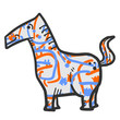 Creative horse