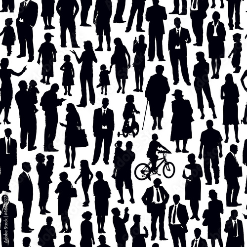 Vector: Crowd of people Crowd of people