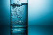 glass with water