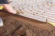 composition floor layers at work