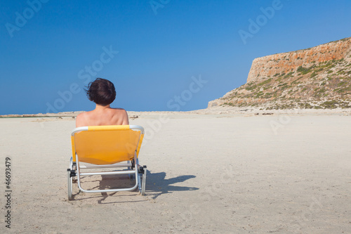 Photo: Woman alone on the beach 6 Woman alone on the beach 6