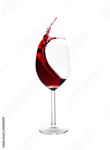 Photo: Redwine splashing Redwine splashing