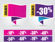 étiquettes soldes