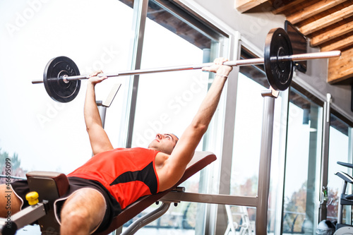 Photo: Man working out Man working out