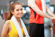 Fitness woman portrait