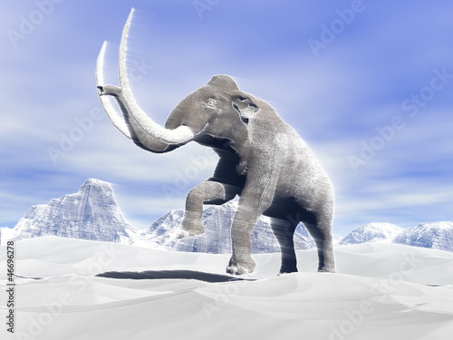 Illustration: Mammoth in the wind Mammoth in the wind
