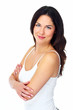 Young beautiful woman portrait.