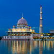 Night view of a Mosque.