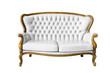 leather sofa in white grunge room