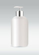 Vector: White cosmetic bottle White cosmetic bottle
