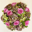 Photo: colorful roses bouquet, floral background colorful roses bouquet, floral background