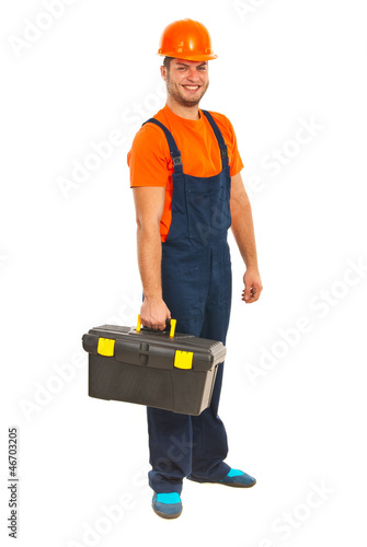 Photo: Smiling constructor worker Smiling constructor worker