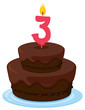 Vector: a birthday cake a birthday cake