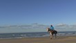 marche arrière sur la plage