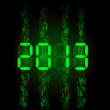 Set of digital numbers