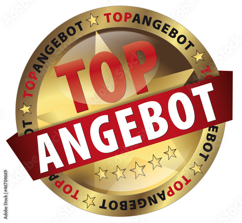 Vector: Top Angebot - gold Top Angebot - gold