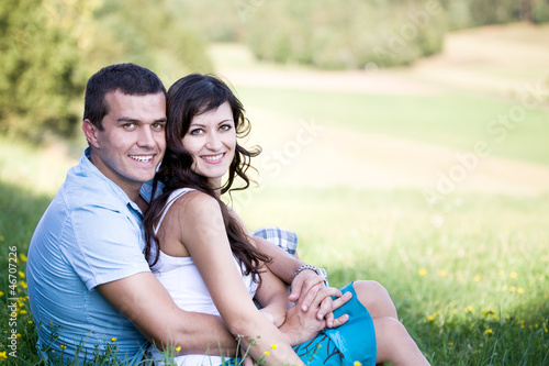 Photo: couple in a park couple in a park