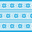 Traditional ornamental christmas knitted pattern - nordic style