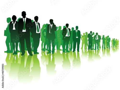 Vector: Green business Green business
