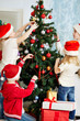 Photo: Decorating firtree Decorating firtree