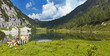 Idyllic pasture in the mountains with a group of cows