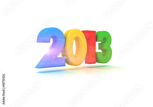 Illustration: new year 2013 new year 2013