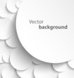Paper circles with drop shadows