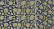 Antique Chinese floral seamless patterns