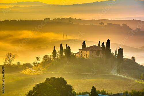 Photo: Tuscany at early morning Tuscany at early morning