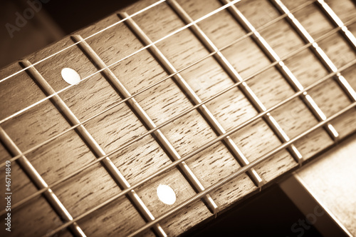 Photo: abstract guitar music - rosewood fret board abstract guitar music - rosewood fret board