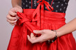 frau in tracht