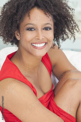Photo: Happy Mixed Race African American Girl Happy Mixed Race African American Girl