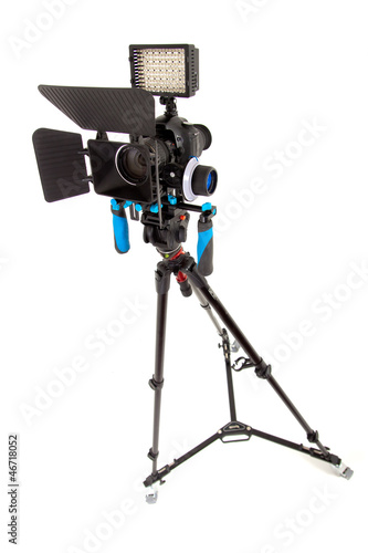 Photo: DSLR video rig logos removed DSLR video rig logos removed