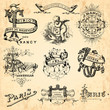 éléments décoratifs vintage